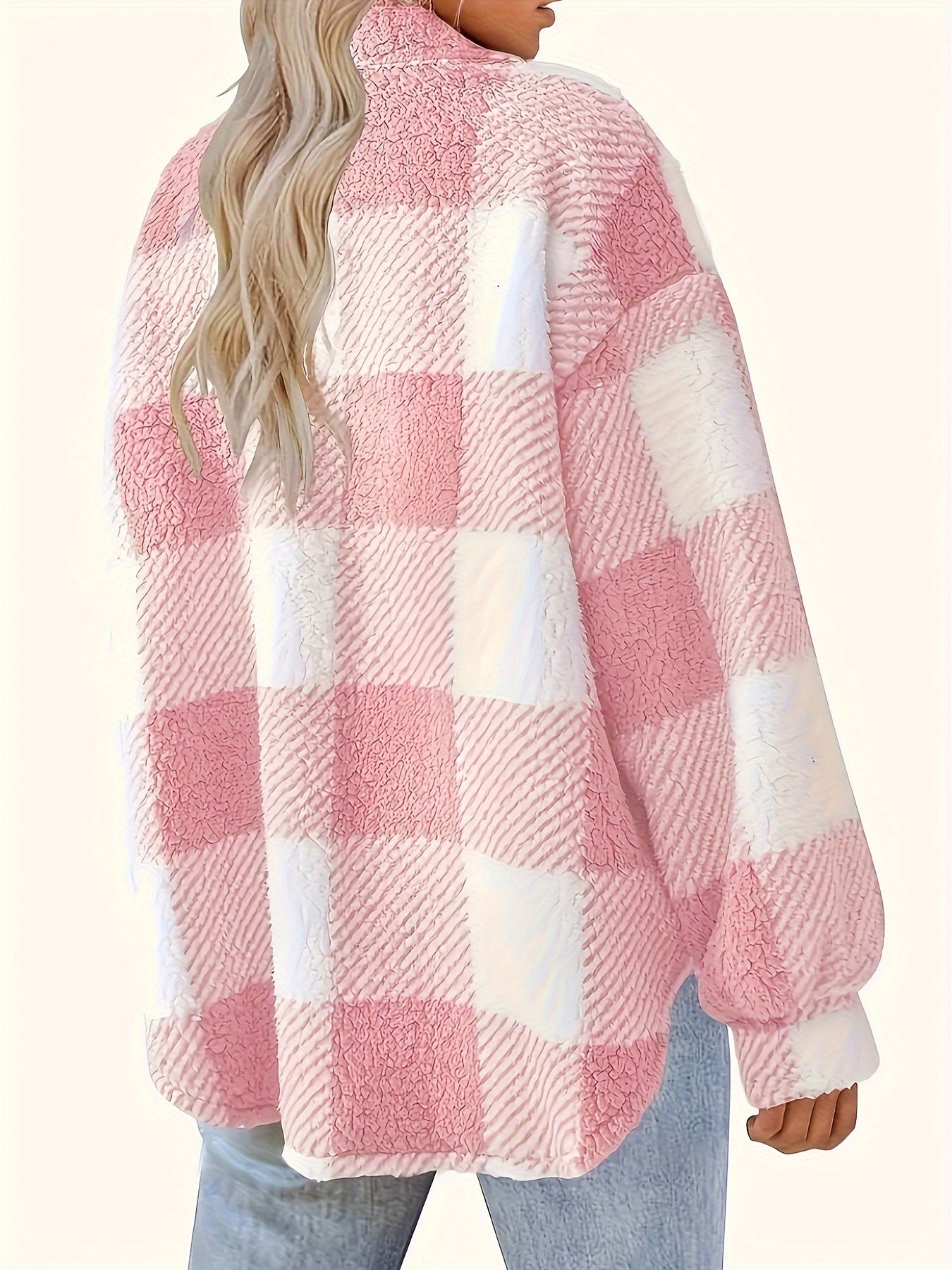 Plaid Luxe Fleece Jacket