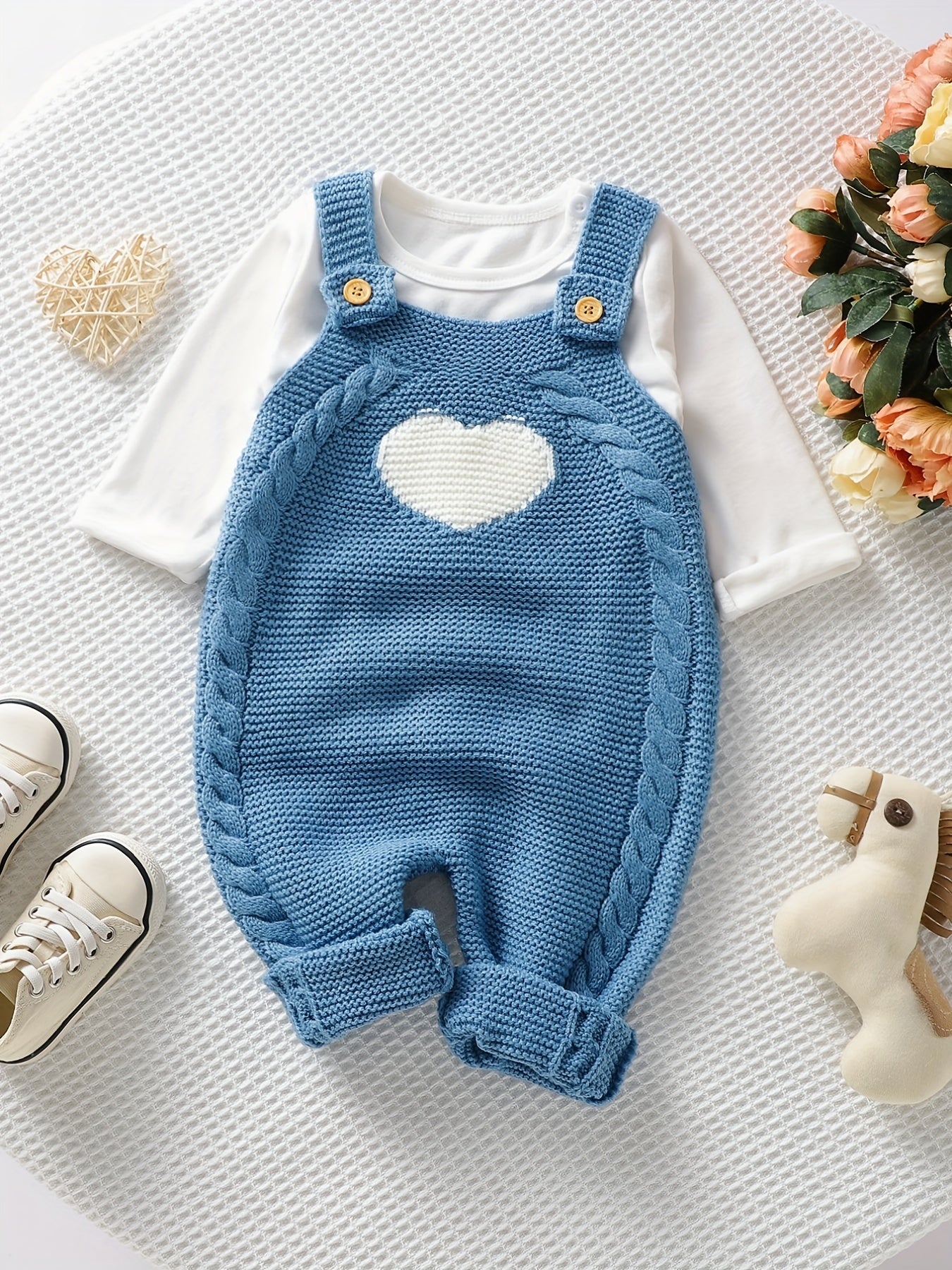 Baby Love Knitted Bodysuit - Indoor & Outdoor Wear