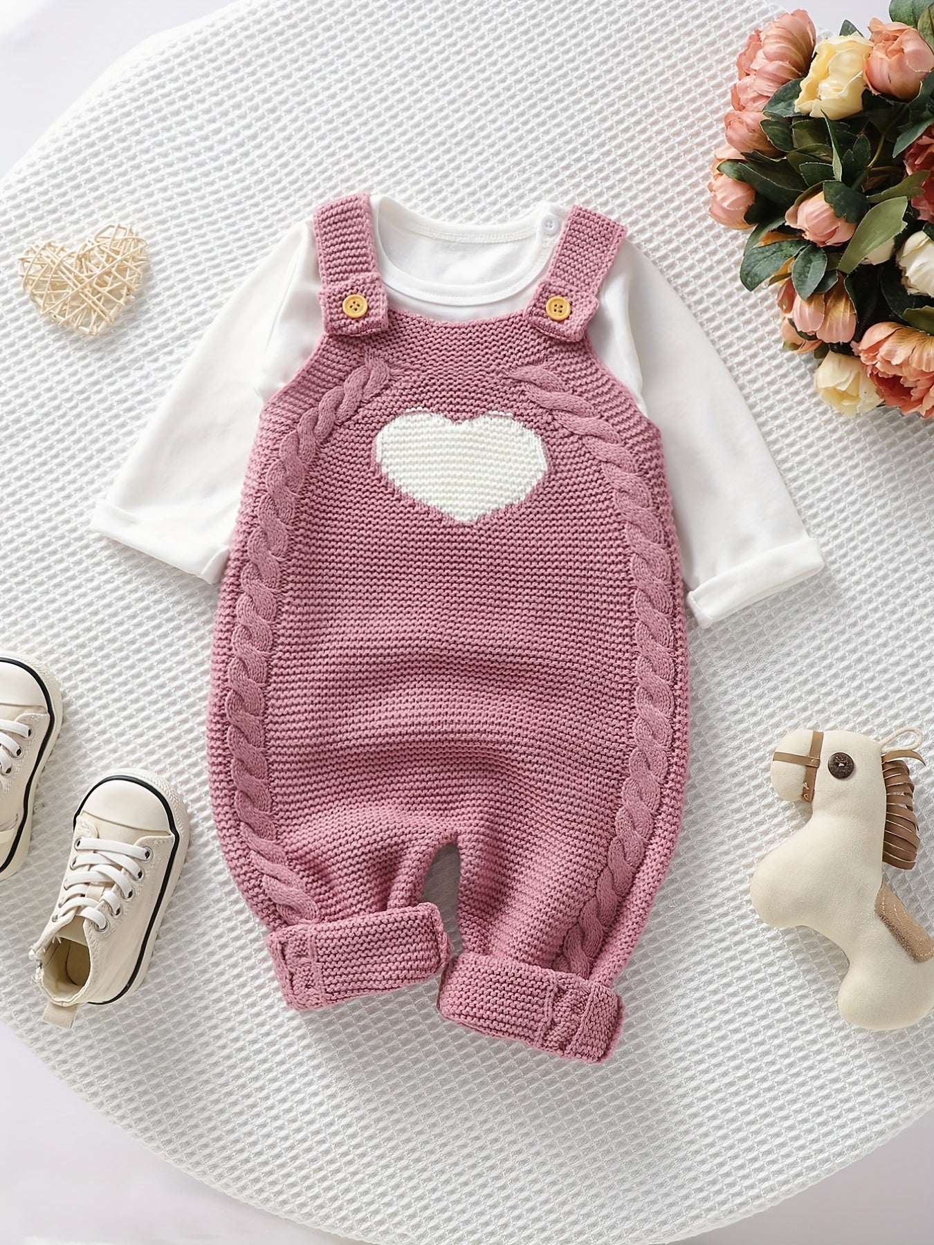 Baby Love Knitted Bodysuit - Indoor & Outdoor Wear