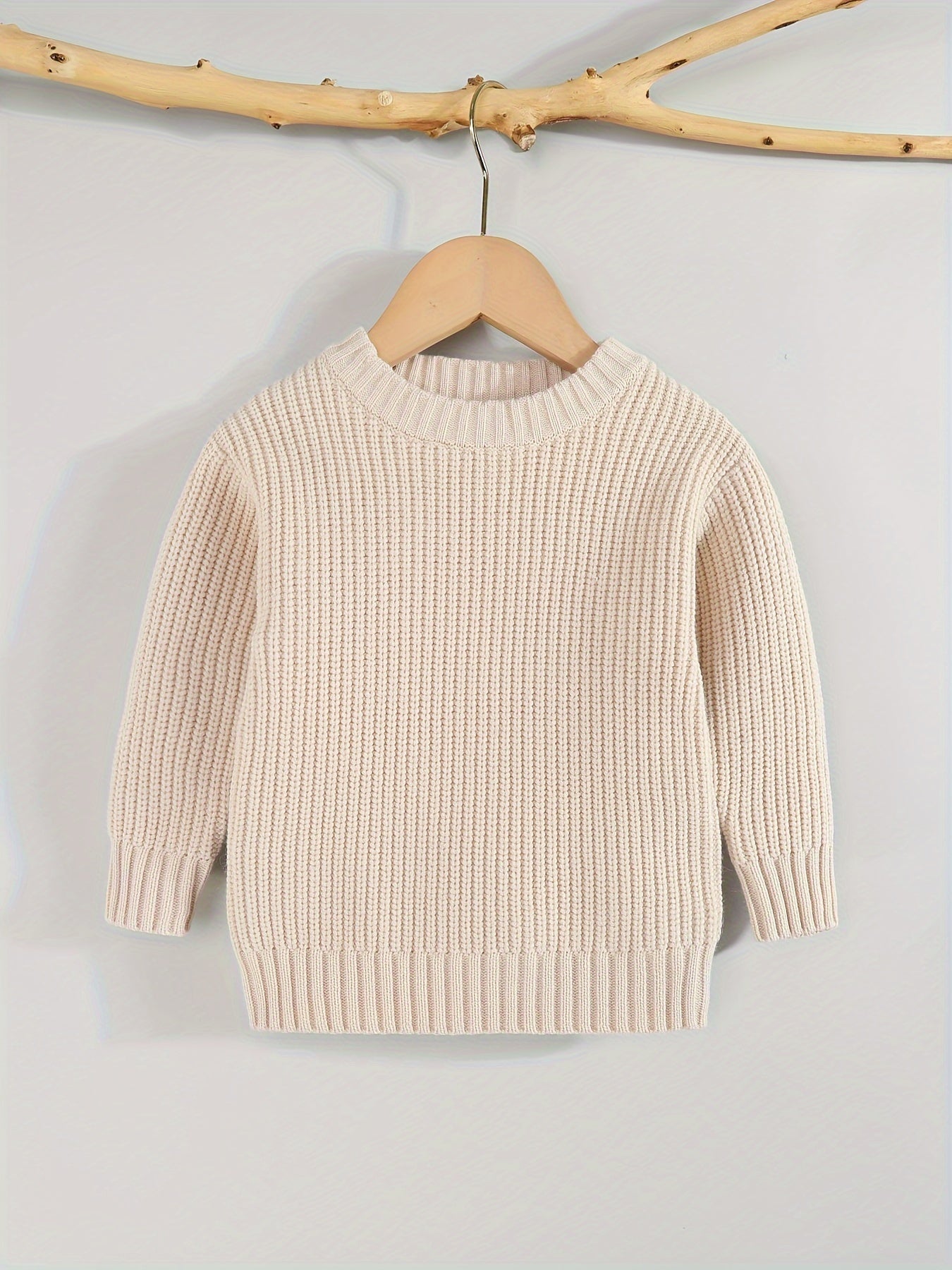 Cozy Knit Sweater Pullover - Winter Warmth for Your Baby