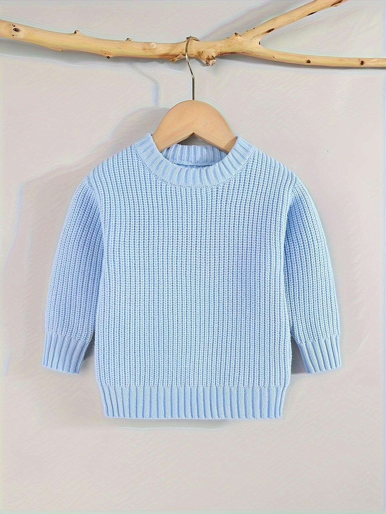 Cozy Knit Sweater Pullover - Winter Warmth for Your Baby