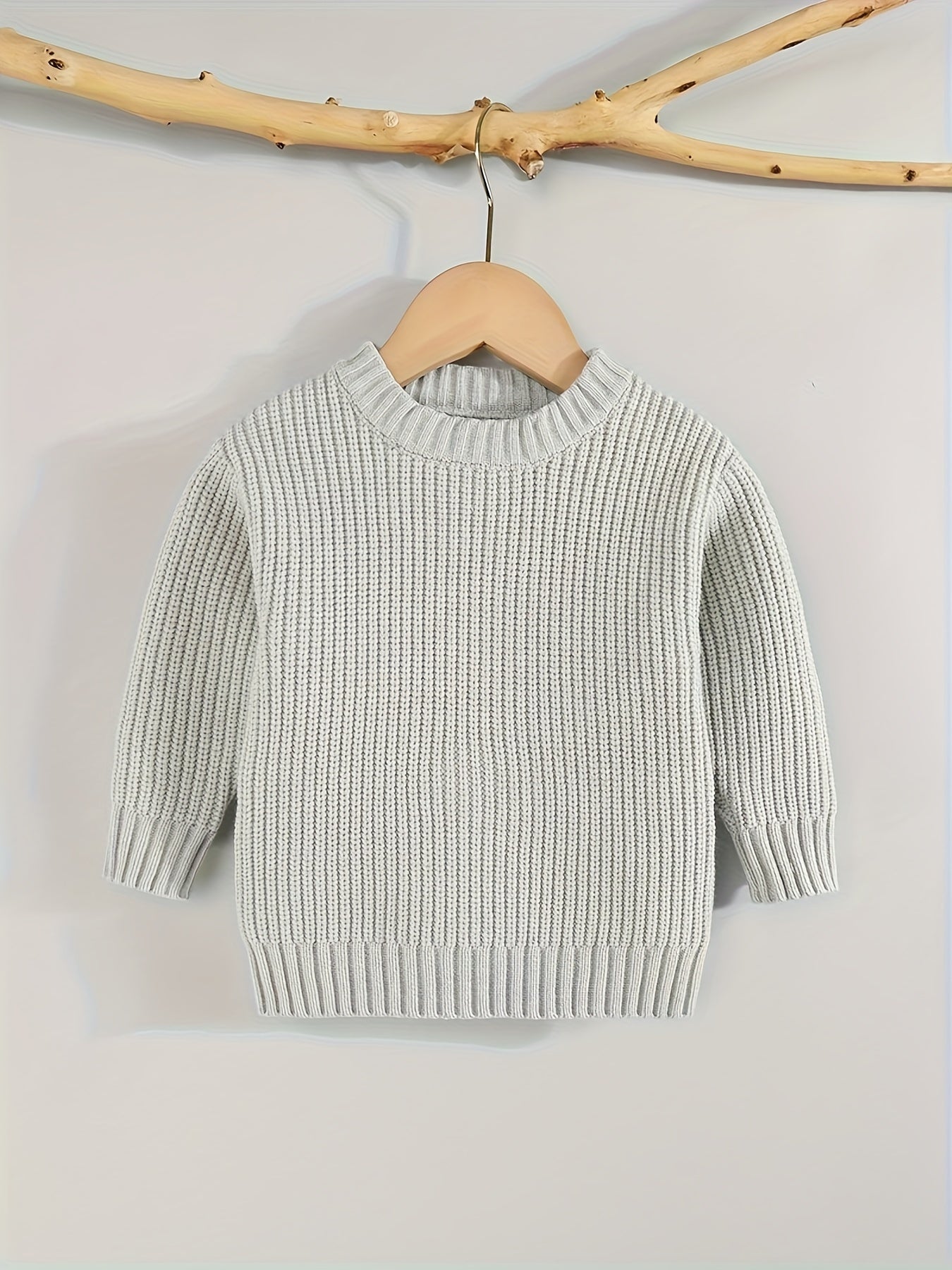 Cozy Knit Sweater Pullover - Winter Warmth for Your Baby