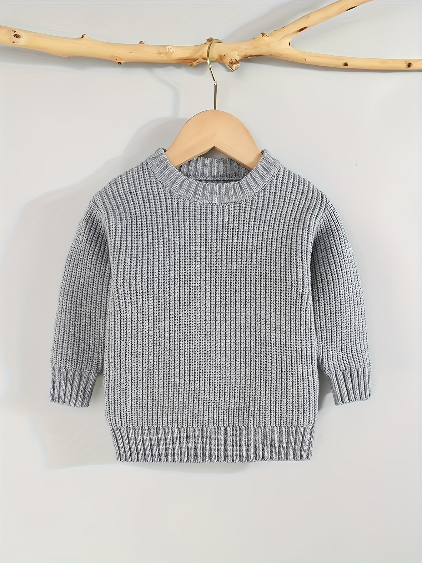 Cozy Knit Sweater Pullover - Winter Warmth for Your Baby