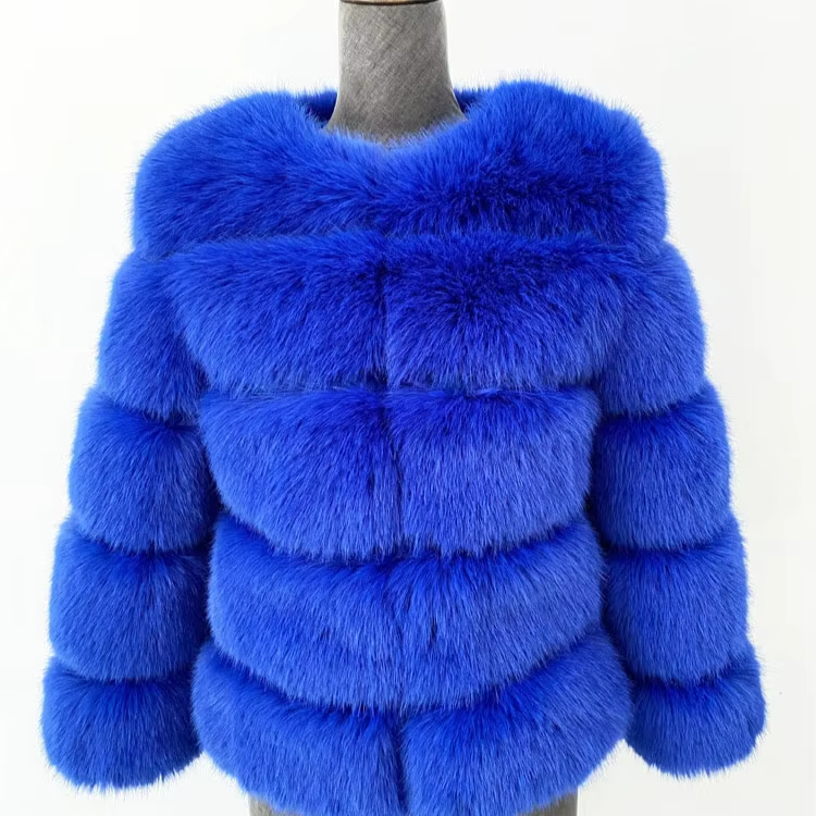 Elegant Faux Fur Mink Coat – Fluffy Black Jacket, Warm & Stylish