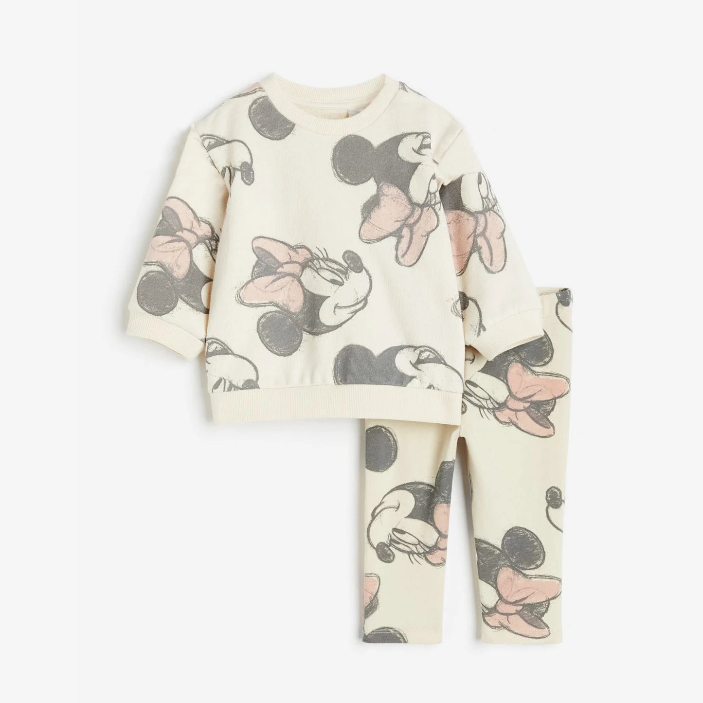 Disney Toddler Girl Outfit - Sweatshirt & Leggings Set