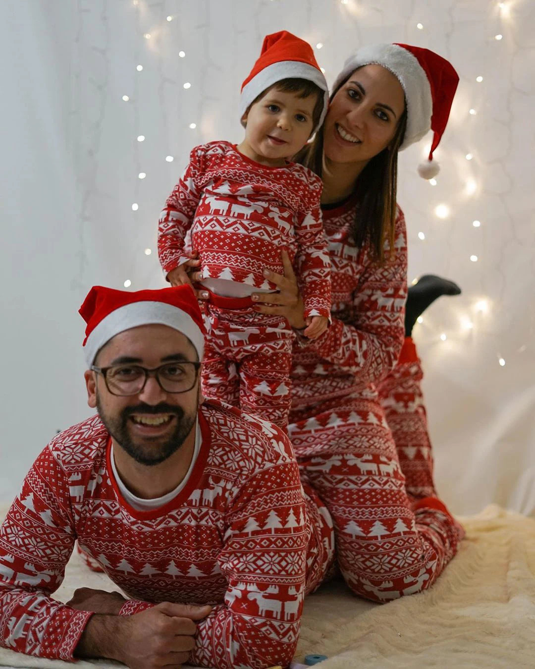 Mommy and Me Christmas Pajamas - Family Xmas Look Soft Sleepwear Set