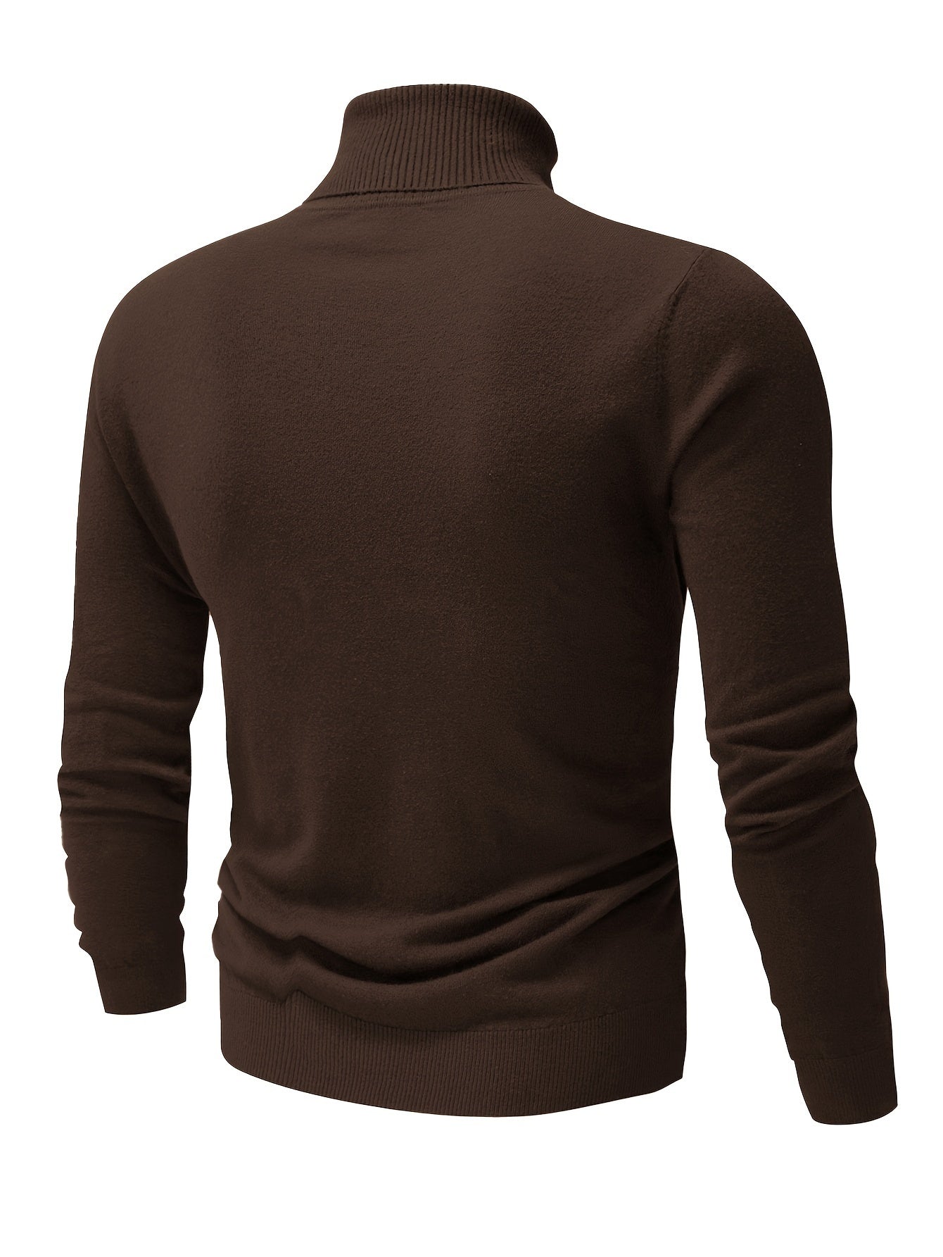 Men's Classic Turtleneck Sweater - Chic Autumn/Winter Top