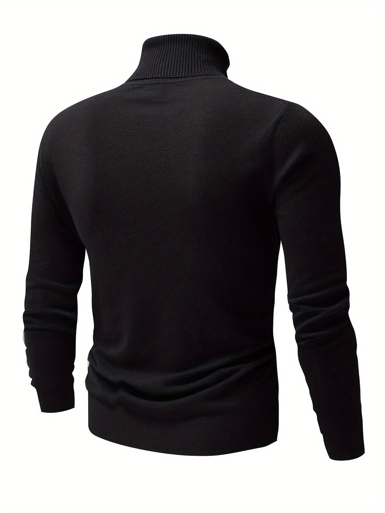 Men's Classic Turtleneck Sweater - Chic Autumn/Winter Top