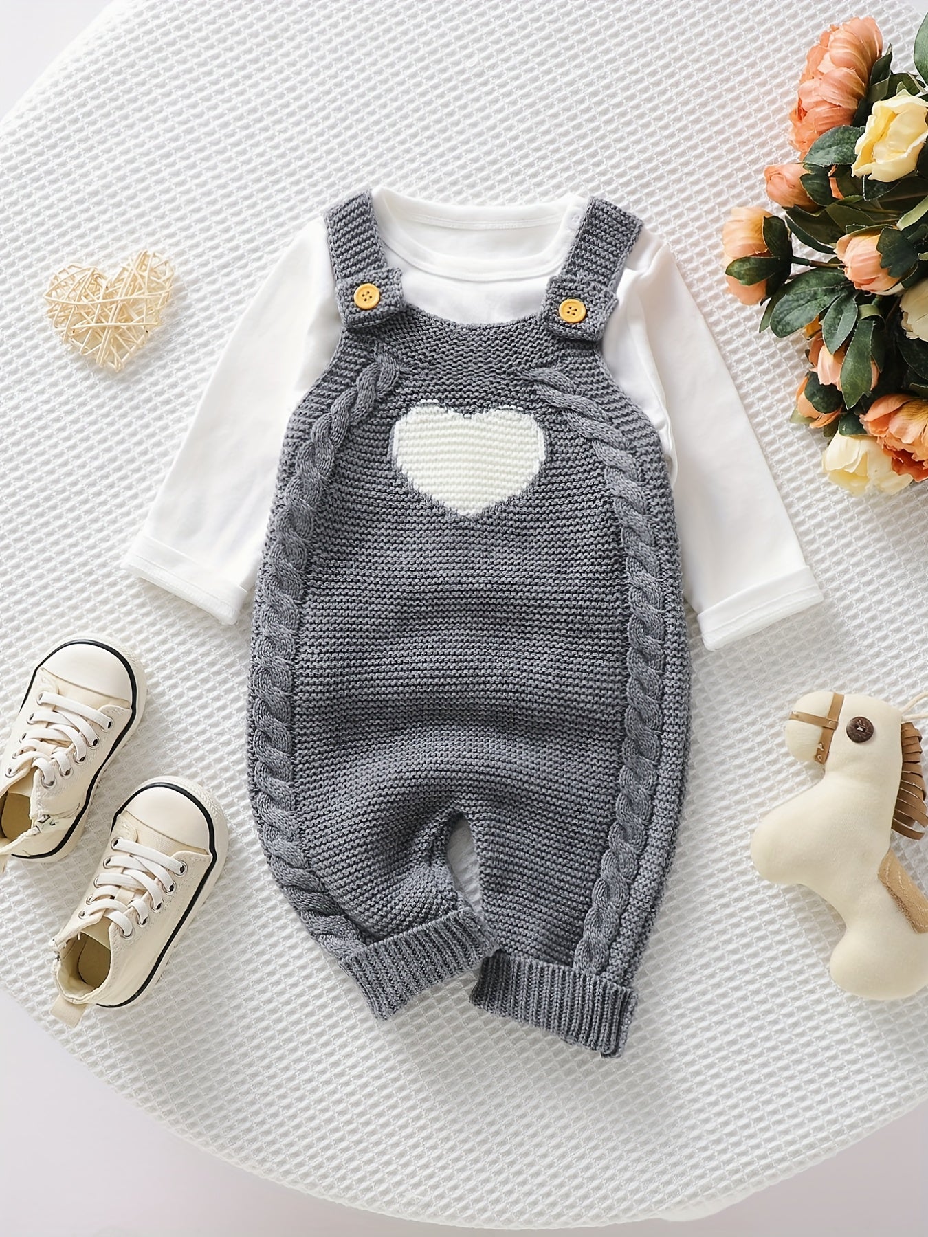 Baby Love Knitted Bodysuit - Indoor & Outdoor Wear