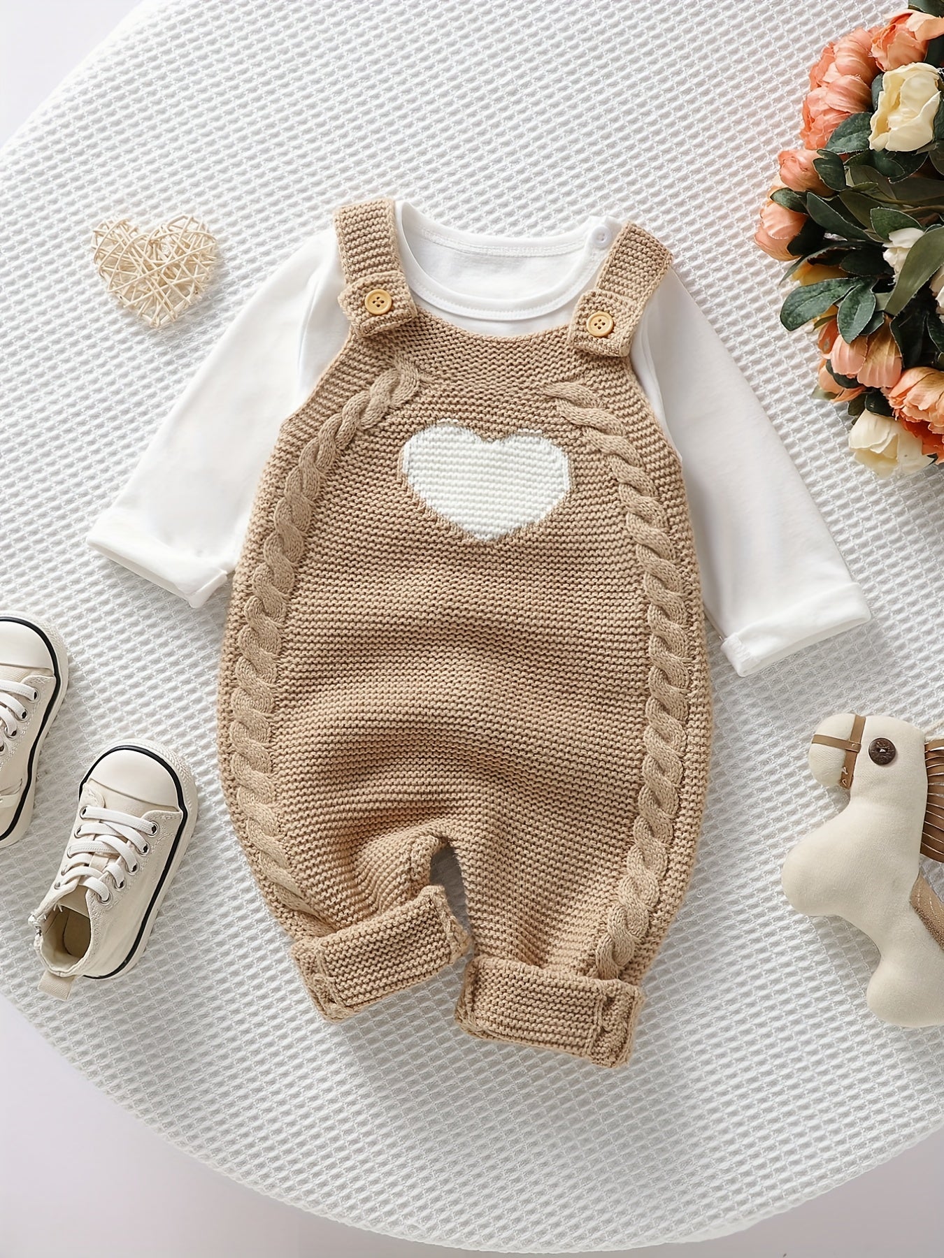 Baby Love Knitted Bodysuit - Indoor & Outdoor Wear