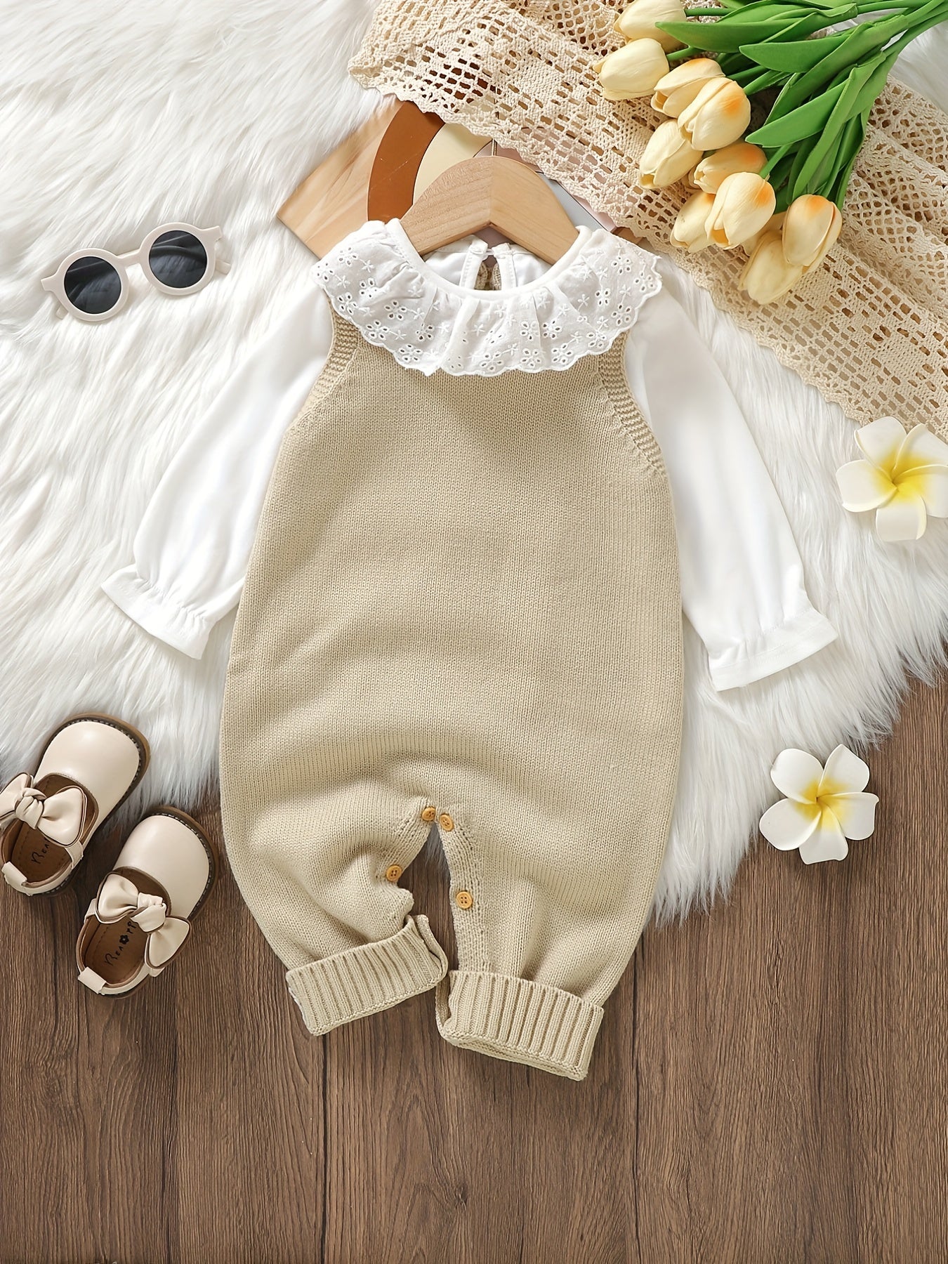 Baby Love Knitted Bodysuit - Indoor & Outdoor Wear