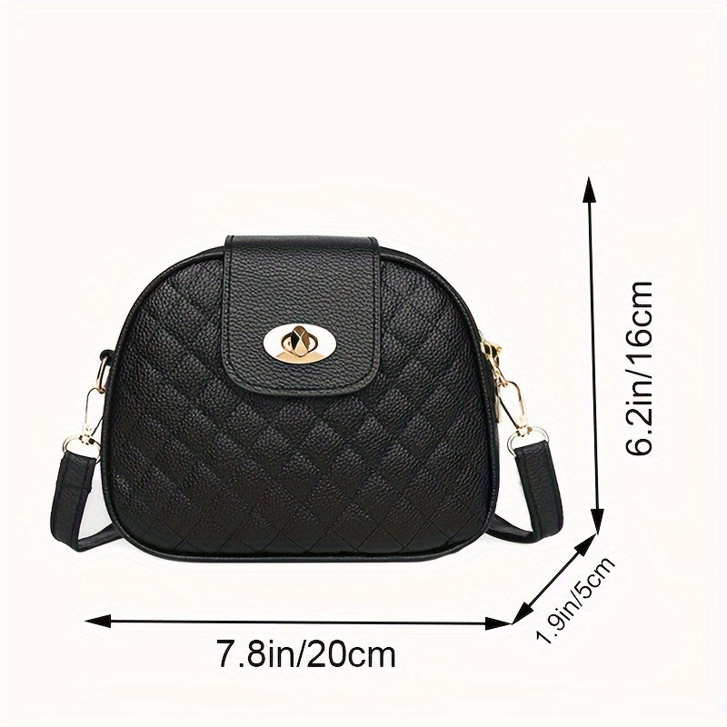 Large Capacity Fashion Crossbody Bag - Trendy Versatile Sling Bag with Random Zipper Direction