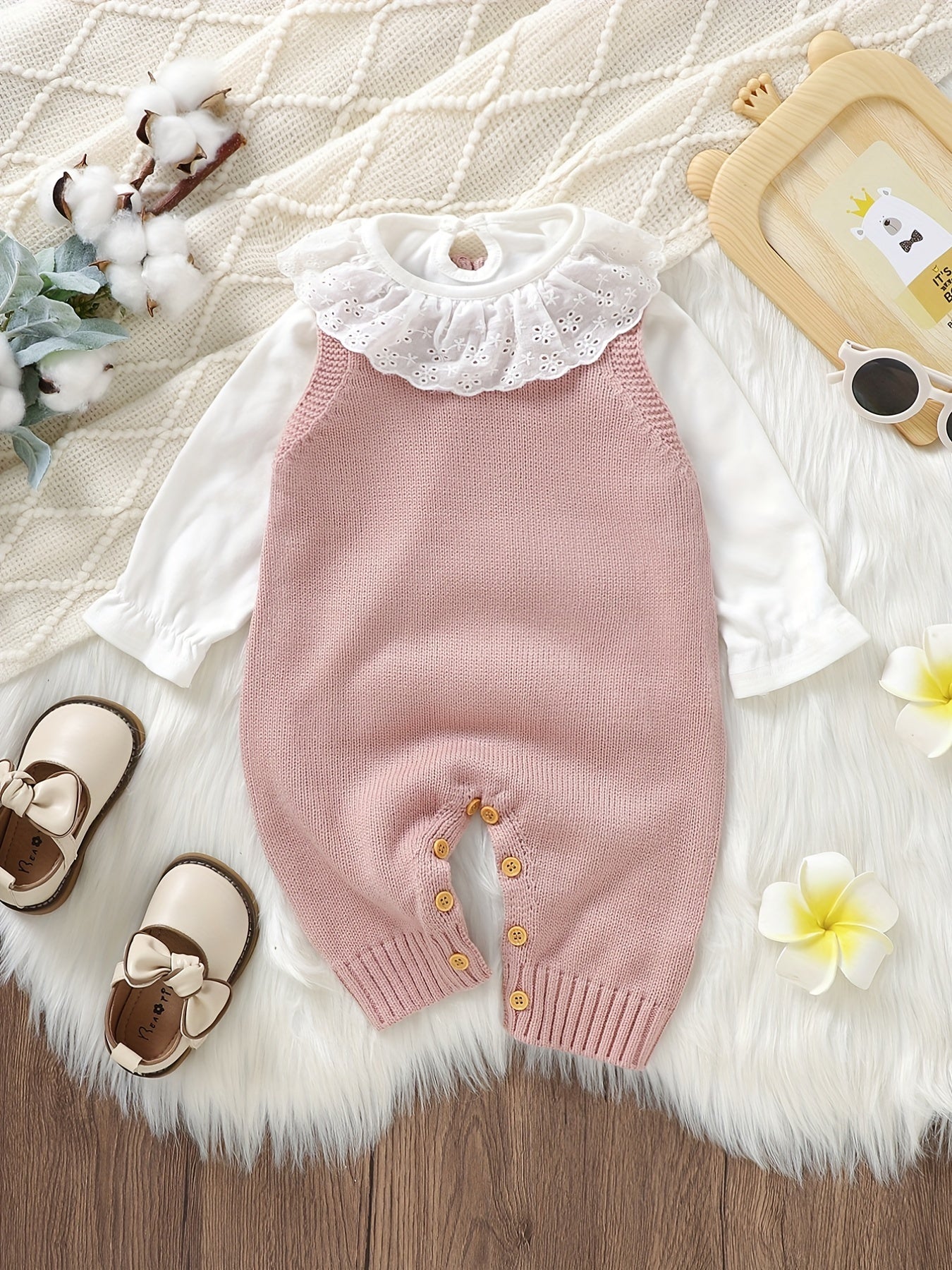 Baby Love Knitted Bodysuit - Indoor & Outdoor Wear